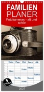 Cover-Bild zum Titel 'Familienplaner 2027 - Fotokameras - alt und schön mit 5 Spalten (Wandkalender, 21 x 45 cm) CALVENDO' von 'Jean-Louis Glineur'