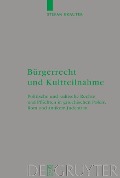 Cover-Bild zum Titel 'Bürgerrecht und Kultteilnahme' von 'Stefan Krauter'