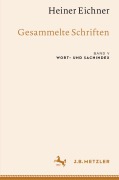 Cover-Bild zum Titel 'Heiner Eichner: Gesammelte Schriften' von 'Heiner Eichner'