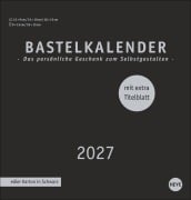 Cover-Bild zum Titel 'Premium-Bastelkalender schwarz mittel 2027' von ''