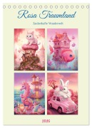 Cover-Bild zum Titel 'Rosa Traumland. Zauberhafte Wunderwelt (Tischkalender 2026 DIN A5 hoch), CALVENDO Monatskalender' von 'Rose Hurley'
