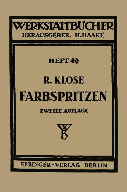 Farbspritzen - R. Klose