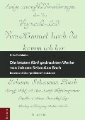 Cover-Bild zum Titel 'Die letzten fünf gedruckten Werke von Johann Sebastian Bach' von 'Felix Pachlatko'