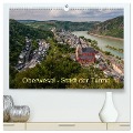 Oberwesel - Stadt der Türme (hochwertiger Premium Wandkalender 2024 DIN A2 quer), Kunstdruck in Hochglanz - Erhard Hess