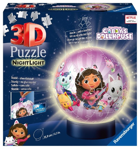 3D Puzzle Nachtlicht Gabby's Dollhouse - 