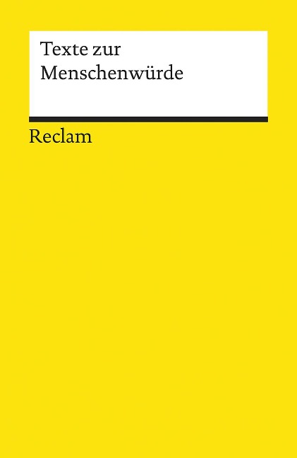 Texte zur Menschenwürde - 