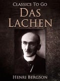 Cover-Bild zum Titel 'Das Lachen' von 'Henri Bergson'