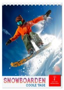 Snowboarden - coole Tage (Tischkalender 2026 DIN A5 hoch), CALVENDO Monatskalender - Peter Roder