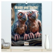 Cover-Bild zum Titel 'Waldo und Stefler (hochwertiger Premium Wandkalender 2026 DIN A2 hoch), Kunstdruck in Hochglanz' von 'Harald Laier'