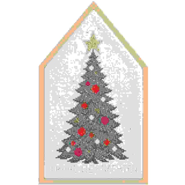 Stickpackung Gezählter Kreuzstich, Weihnachtsbaum, FSC Mix - 