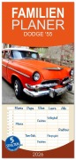 Cover-Bild zum Titel 'Familienplaner 2026 - DODGE '55 mit 5 Spalten (Wandkalender, 21 x 45 cm) CALVENDO' von 'Henning von Löwis of Menar'