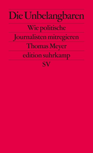 Die Unbelangbaren - Thomas Meyer