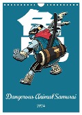 Dangerous Animal Samurai (Wall Calendar 2024 DIN A4 portrait), CALVENDO 12 Month Wall Calendar - Luca Schmidt