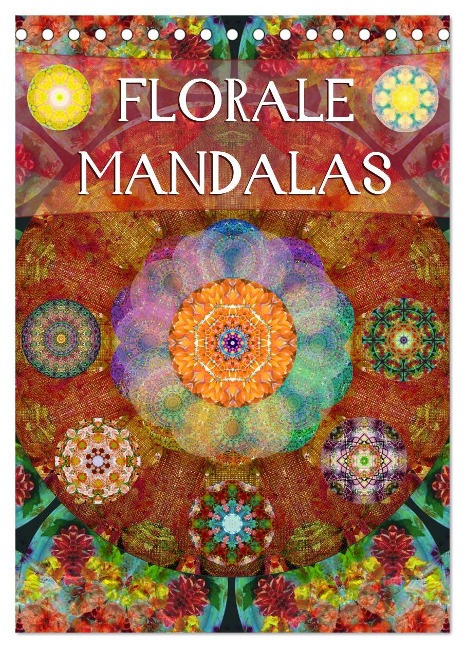 FLORALE MANDALAS (Tischkalender 2025 DIN A5 hoch), CALVENDO Monatskalender - Alaya Gadeh