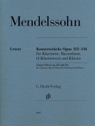 Cover-Bild zum Titel 'Konzertstücke op. 113 und 114 für Klarinette, Basetthorn (2 Klarinetten) und Klavier' von 'Felix Mendelssohn Bartholdy'
