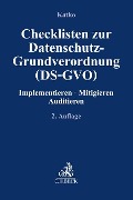 Cover-Bild zum Titel 'Checklisten zur Datenschutz-Grundverordnung (DS-GVO)' von ''