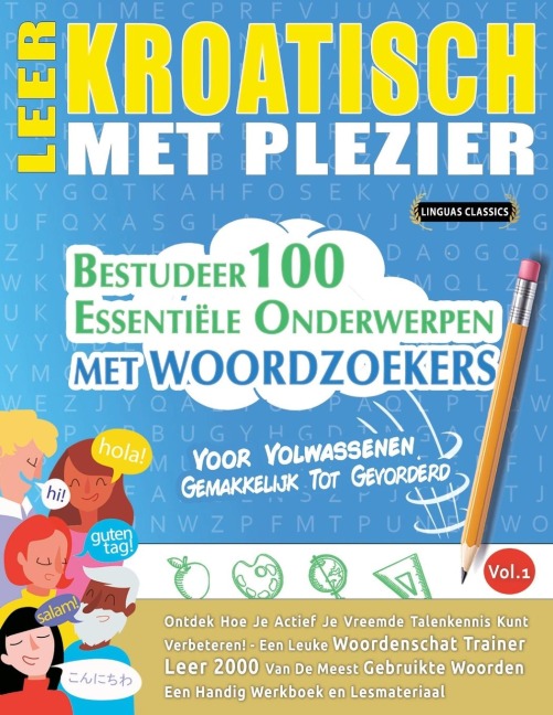 LEER KROATISCH MET PLEZIER - VOOR VOLWASSENEN - Linguas Classics