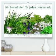 Küchenkräuter für jeden Geschmack (hochwertiger Premium Wandkalender 2026 DIN A2 quer), Kunstdruck in Hochglanz - Claudia Kleemann