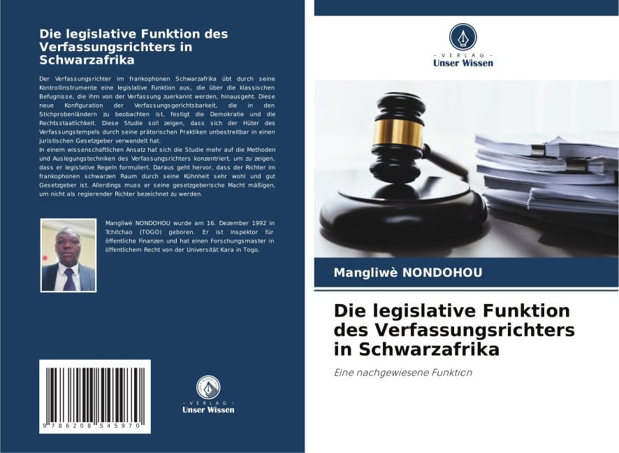 Die legislative Funktion des Verfassungsrichters in Schwarzafrika - Mangliwè Nondohou