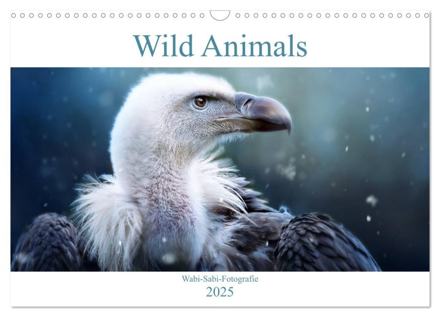 Wild Animals - Wilde Tiere (Wandkalender 2025 DIN A3 quer), CALVENDO Monatskalender - Janina Bürger