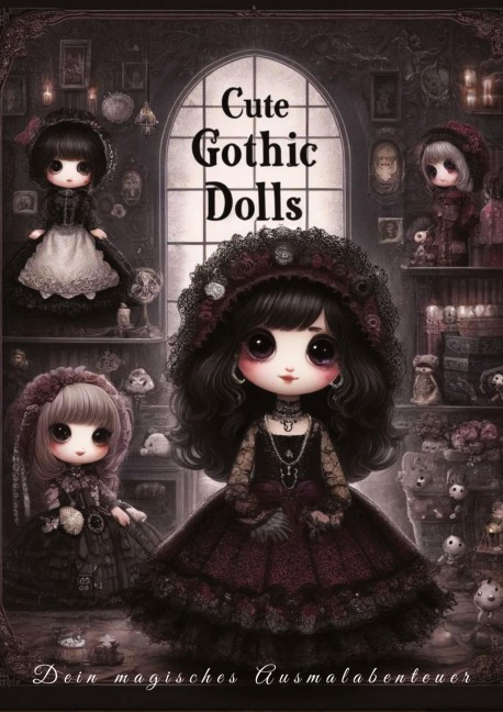 Mystische Gothic Puppen - Clara Farbenfroh