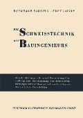 Cover-Bild zum Titel 'Die Schweisstechnik des Bauingenieurs' von 'Bernhard Sahling'