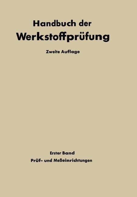 Prüf- und Meßeinrichtungen - 