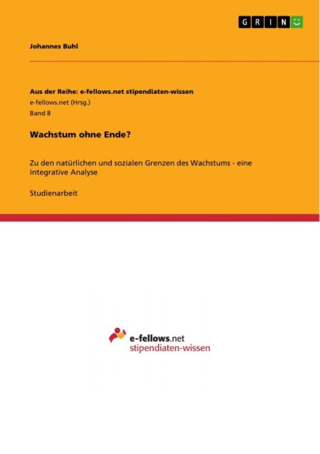 Wachstum ohne Ende? - Johannes Buhl