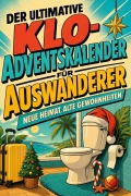 Cover-Bild zum Titel 'Der ultimative Klo-Adventskalender für Auswanderer' von 'Emilia Günther'