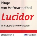 Cover-Bild zum Titel 'Lucidor' von 'Hugo Von Hofmannsthal'