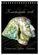 Cover-Bild zum Titel 'Kunstkalender 2026 - Encaustic und Tuffstein - Skulpturen (Tischkalender 2026 DIN A5 hoch), CALVENDO Monatskalender' von 'Stanley Crawitz'