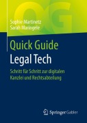 Cover-Bild zum Titel 'Quick Guide Legal Tech' von 'Sarah Maringele, Sophie Martinetz'