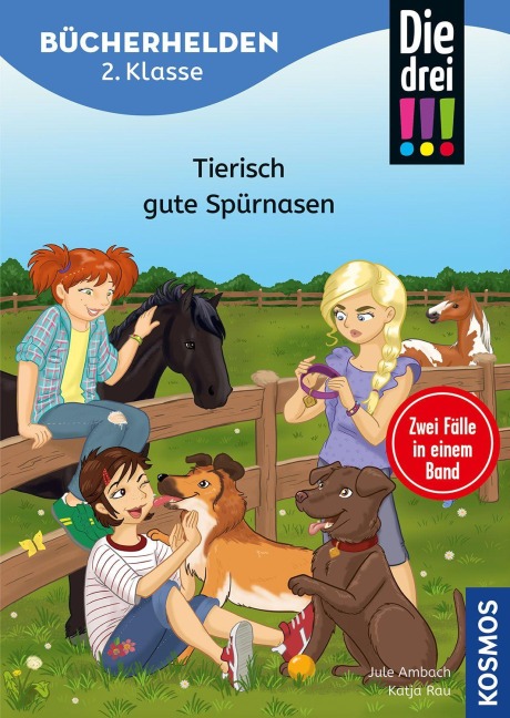 Die drei !!!, Bücherhelden 2. Klasse, Doppelband, Tierisch gute Spürnasen - Jule Ambach