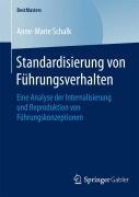 Cover-Bild zum Titel 'Standardisierung von Führungsverhalten' von 'Anne-Marie Schalk'