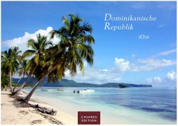 Cover-Bild zum Titel 'Dominikanische Republik Kalender 2026 - Wandkalender | Fotokalender Karibik 35x50cm - Karibische Traumstrände, Natur & Farbenfreude als Wanddeko und Geschenk' von ''