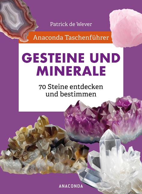 Anaconda Taschenführer Gesteine und Minerale. 70 Steine entdecken und bestimmen - Patrick De Wever