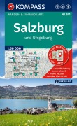 Cover-Bild zum Titel 'KOMPASS Wanderkarten-Set 291 Salzburg und Umgebung (2 Karten) 1:50.000' von ''