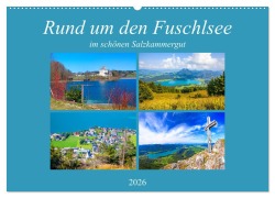 Cover-Bild zum Titel 'Rund um den Fuschlsee (Wandkalender 2026 DIN A2 quer), CALVENDO Monatskalender' von 'Christa Kramer'
