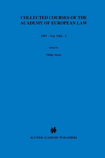 Collected Courses of the Academy of European Law 1997 vol. VIII - 2 - 