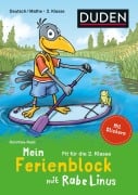 Cover-Bild zum Titel 'Mein Ferienblock mit Rabe Linus - Fit für die 2. Klasse' von 'Dorothee Raab'