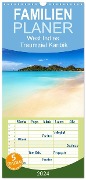 Familienplaner 2025 - West Indies - Traumziel Karibik mit 5 Spalten (Wandkalender, 21 x 45 cm) CALVENDO - Jean Claude Castor I 030mm-Photography