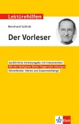 Cover-Bild zum Titel 'Lektürehilfen Bernhard Schlink "Der Vorleser"' von 'Hanns-Peter Reisner'