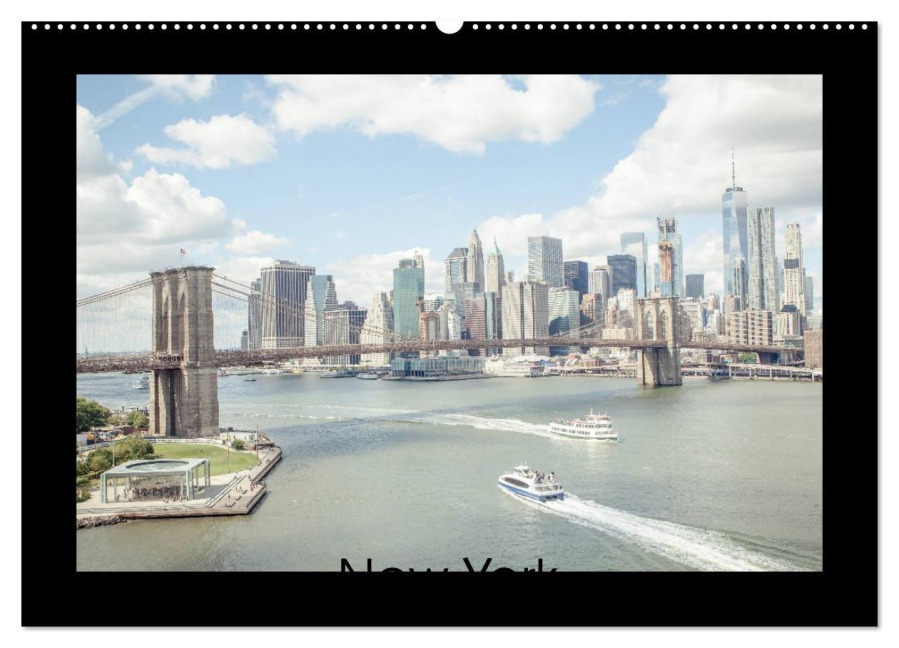 New York (Wandkalender 2026 DIN A2 quer), CALVENDO Monatskalender - Philipp Blaschke