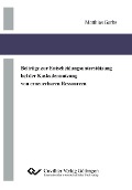 Cover-Bild zum Titel 'Beiträge zur Entscheidungsunterstützung bei der Kaskadennutzung von erneuerbaren Ressourcen' von ''