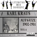 Cover-Bild zum Titel 'Aufsätze 1902-1914 - Teil 4' von 'Karl Kraus'