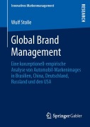 Cover-Bild zum Titel 'Global Brand Management' von 'Wulf Stolle'