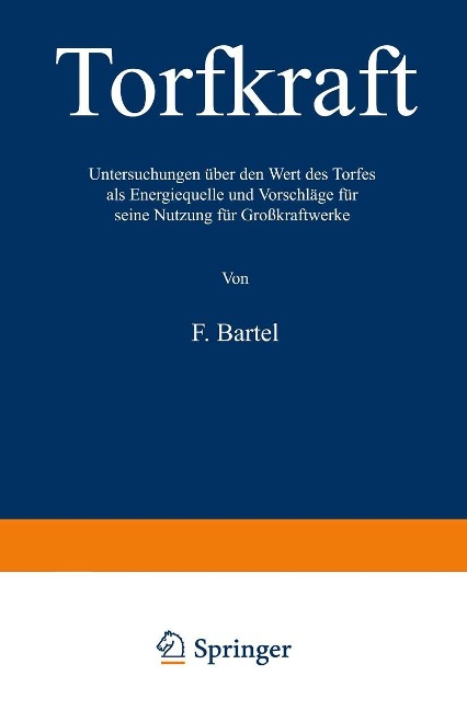 Torfkraft - Friedrich Bartel