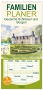 Cover-Bild zum Titel 'Familienplaner 2026 - Deutsche Schlösser und Burgen mit 5 Spalten (Wandkalender, 21 x 45 cm) CALVENDO' von 'Claudia Kleemann'