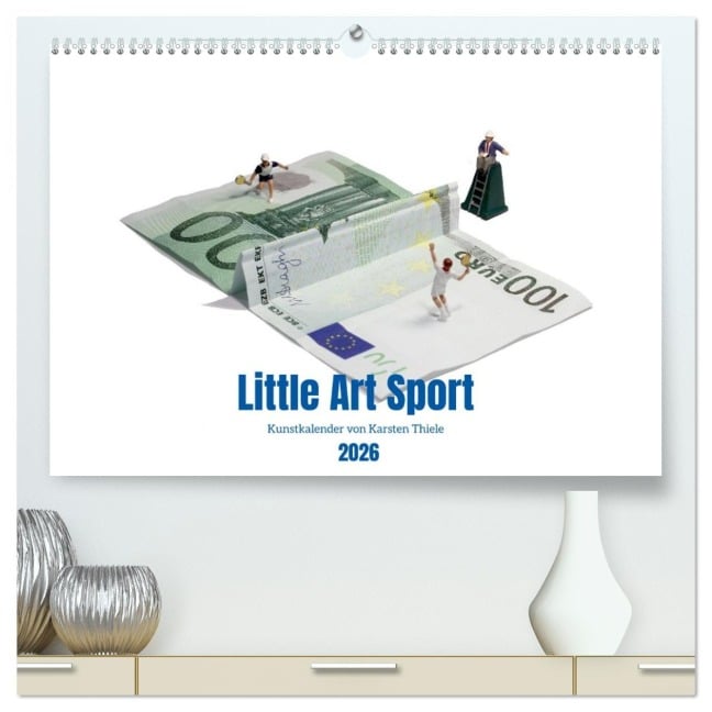 Little Art Sport Kunstkalender (hochwertiger Premium Wandkalender 2026 DIN A2 quer), Kunstdruck in Hochglanz - Karsten Thiele