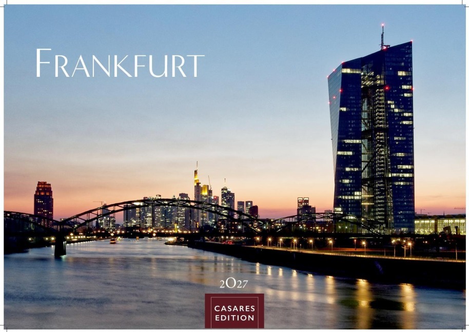Frankfurt Kalender 2027 - Wandkalender | Fotokalender Deutschland 50x35cm - faszinierende Stadtansichten der Mainmetropole mit 12 großformatigen Bildern - 